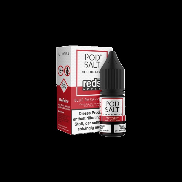 Pod Salt Fusion - E-Liquid - Nikotinsalz - Blue Razapple Ice - 10 ml - 20 mg