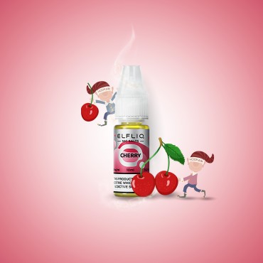 Elf Bar - ElfliQ - E-Liquid - Nikotinsalz - Cherry - 10 mg