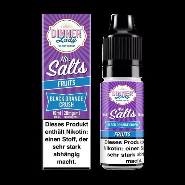Dinner Lady - E-Liquid - Nikotinsalz - Black Orange Crush - 10 ml - 20 mg