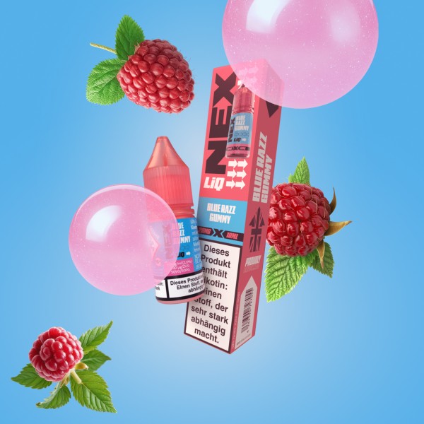 NexLiq - Pod Salt- NicSalt -  Blue Razz Gummy - 10 ml - 20 mg