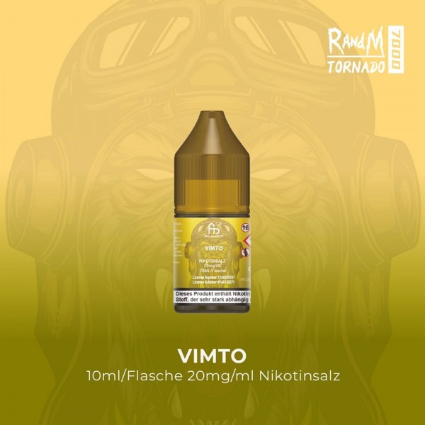 RandM Tornado 7000 - Vimto - E-Liquid - Nikotinsalz - 20 mg