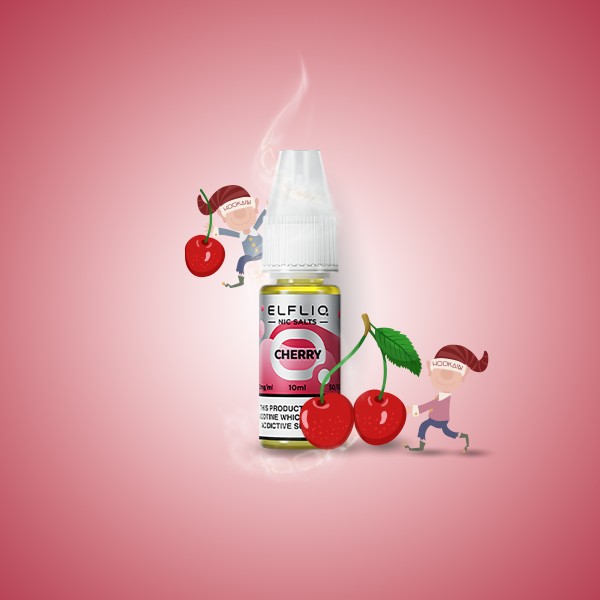 Elf Bar - ElfliQ - E-Liquid - Nikotinsalz - Cherry - 20 mg
