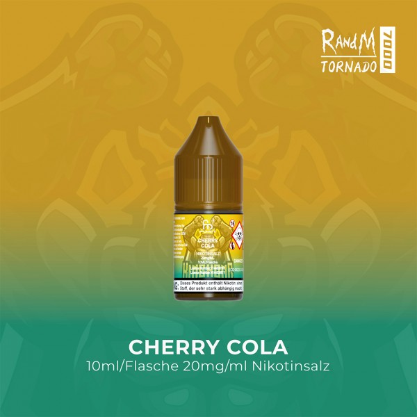 RandM Tornado 7000 - Cherry Cola - E-Liquid - Nikotinsalz - 20 mg