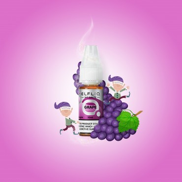 Elf Bar - ElfliQ - E-Liquid - Nikotinsalz - Grape - 10 mg