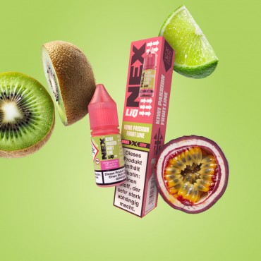NexLiq - Pod Salt- NicSalt - Kiwi Passionfruit Lime - 10 ml - 0 mg