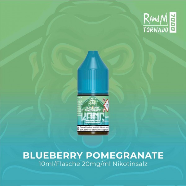RandM Tornado 7000 - Blueberry Pomegranate  - E-Liquid - Nikotinsalz - 20 mg