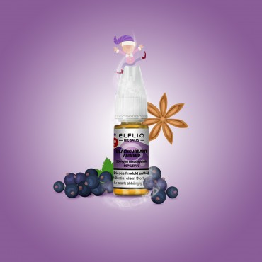 Elf Bar - ElfliQ - E-Liquid - Nikotinsalz - Blackcurrant Aniseed - 20 mg
