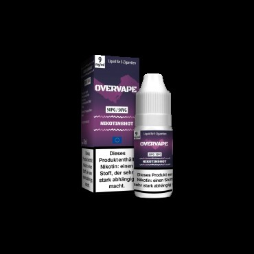Overvape - Nikotin Shot - 50PG/50VG - 10 ml - 9 mg Overvape - Nikotin Shot - 50PG/50VG - 10 ml - 9 mg