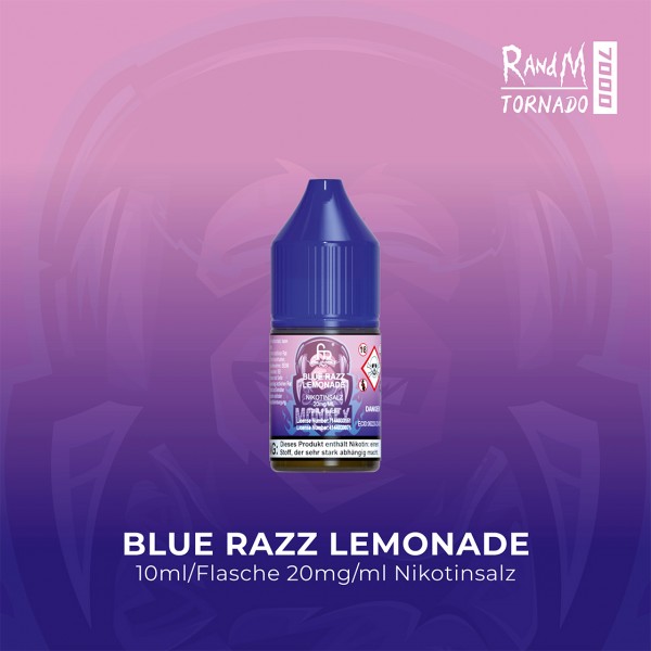 RandM Tornado 7000 - Blue Razz Lemonade - E-Liquid - Nikotinsalz - 20 mg