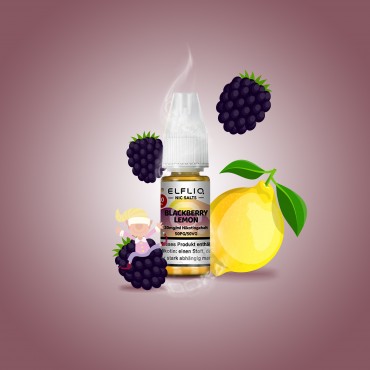 Elf Bar - ElfliQ - E-Liquid - Nikotinsalz - Blackberry Lemon - 20 mg
