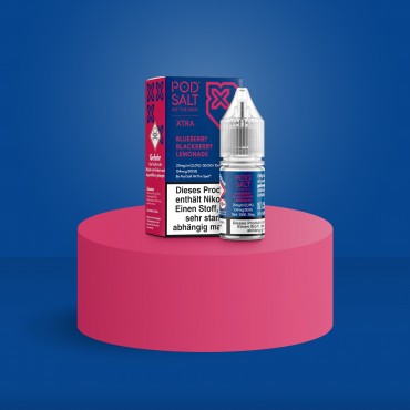 Pod Salt Xtra - E-Liquid - Nikotinsalz - Blueberry Blackberry Lemonade - 10 ml - 20 mg Pod Salt Xtra - E-Liquid - Nikotinsalz - Blueberry Blackberry Lemonade - 10 ml - 20 mg