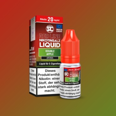 SC - E-Liquid - Nikotinsalz - Red Line - Double Apple - 10 ml - 20 mg