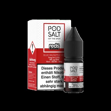 Pod Salt Fusion - Blue Razapple Ice - 10 ml - 11 mg Pod Salt Fusion - Blue Razapple Ice - 10 ml - 11 mg