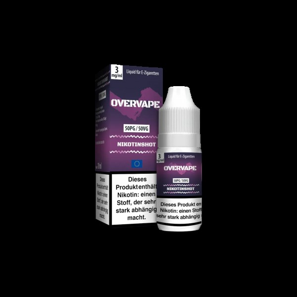 Overvape - Nikotin Shot - 50PG/50VG - 10 ml - 3 mg