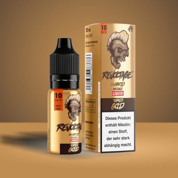 Revoltage - E-Liquid - Nikotinsalz - Tobacco Gold - 10 ml - 10 mg