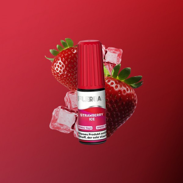 Flerbar - E-Liquid - Nikotinsalz - Strawberry Ice - 10ml - 10 mg
