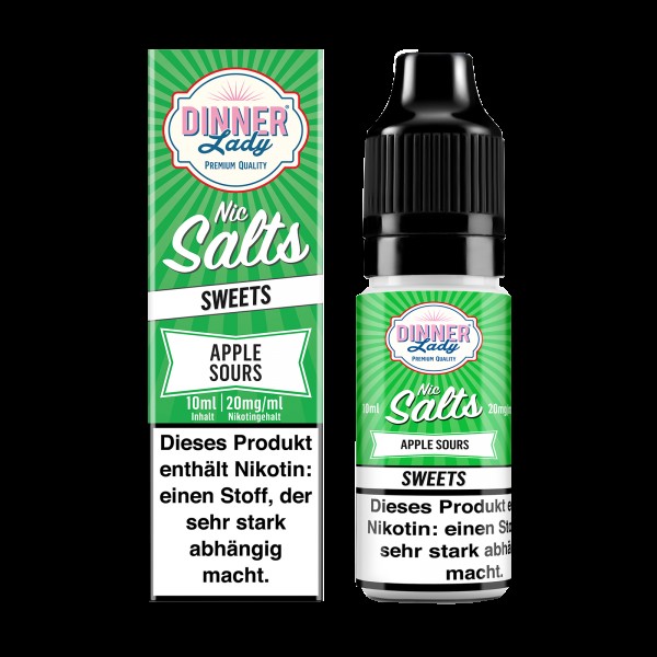 Dinner Lady - E-Liquid - Nikotinsalz - Apple Sour - 10 ml - 20 mg