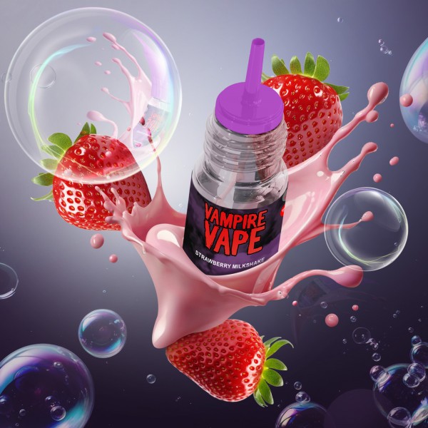Vampire Vape - E-Liquid - Strawberry Milkshake - 10 ml - 12 mg
