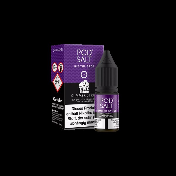 Pod Salt Fusion - E-Liquid - Nikotinsalz - Summer Syrup - 10 ml - 20 mg