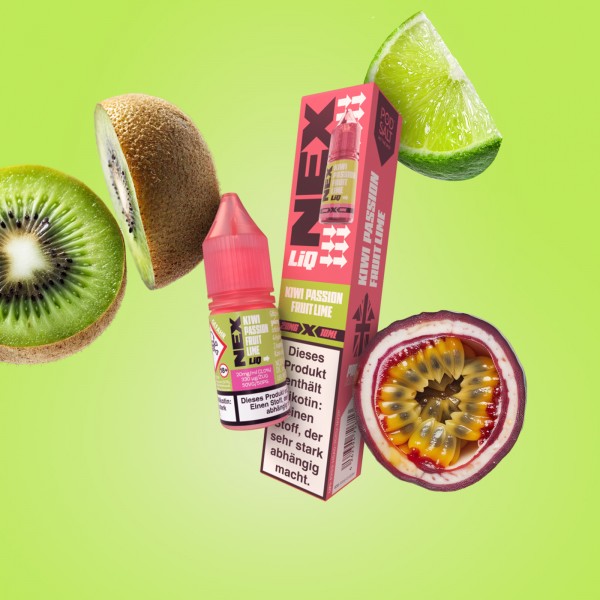NexLiq - Pod Salt- NicSalt - Kiwi Passionfruit Lime - 10 ml - 20 mg