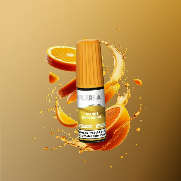 Flerbar - E-Liquid - Nikotinsalz - Orange Explosion - 10ml - 10 mg