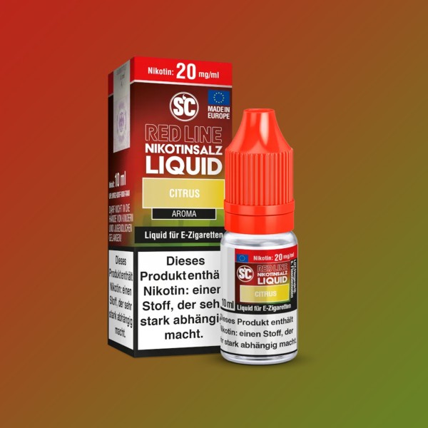 SC - E-Liquid - Nikotinsalz - Red Line - Citrus - 10 ml - 20 mg