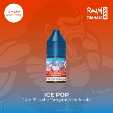 RandM Tornado 7000 - Ice Pop - E-Liquid - Nikotinsalz - 10 mg
