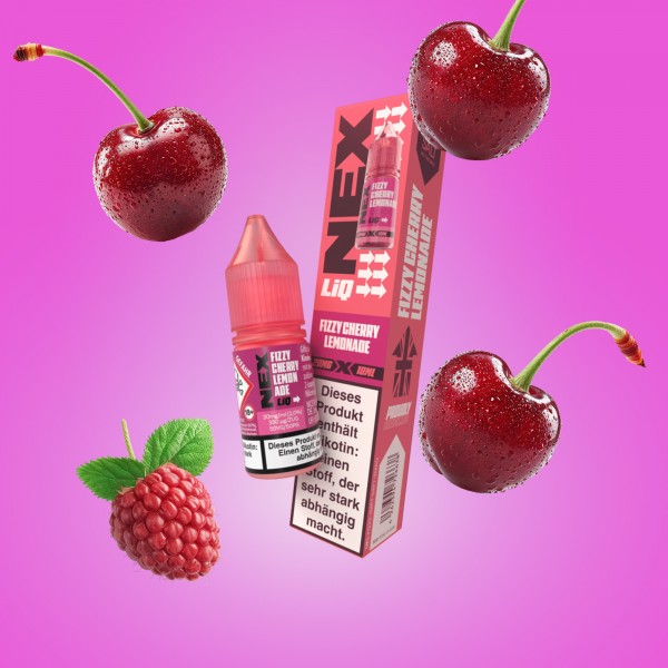 NexLiq - Pod Salt- NicSalt - Fizzy Cherry Lemonade - 10 ml - 20 mg
