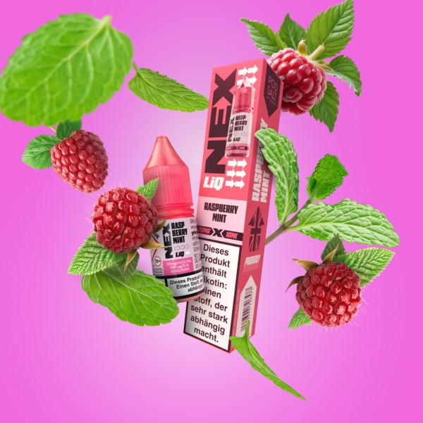NexLiq - Pod Salt- NicSalt - Raspberry Mint - 10 ml - 20 mg