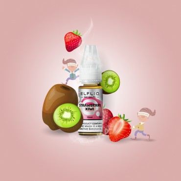 Elf Bar - ElfliQ - E-Liquid - Nikotinsalz - Strawberry Kiwi - 20 mg Elf Bar - ElfliQ - E-Liquid - Nikotinsalz - Strawberry Kiwi - 20 mg