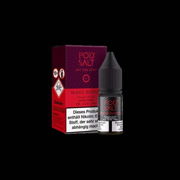 Pod Salt Core - E-Liquid - Nikotinsalz - Mixed Berries - 10 ml - 20 mg