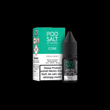 Pod Salt Core - E-Liquid - Nikotinsalz - Fresh Mint - 10 ml - 20 mg Pod Salt Core - E-Liquid - Nikotinsalz - Fresh Mint - 10 ml - 20 mg