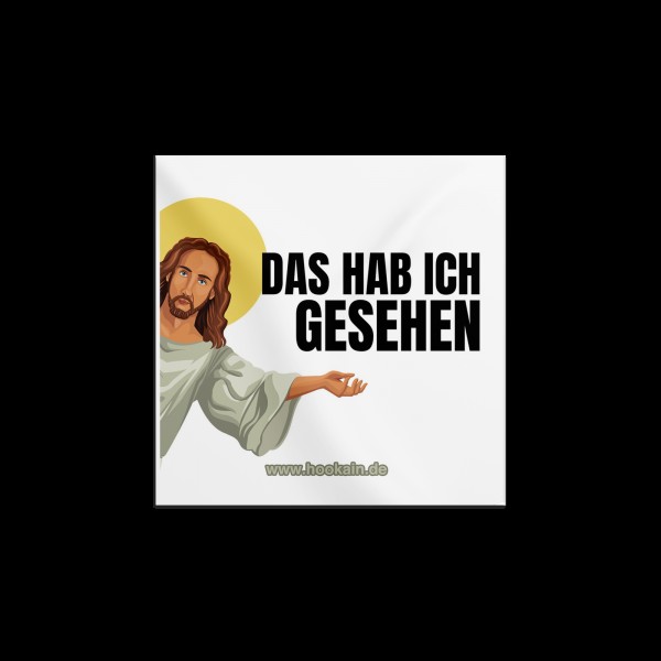 Hookain - Sticker -  Jesus sieht alles - 7.4 x 7.4 cm