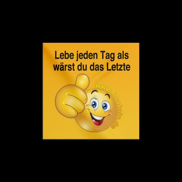 Hookain - Sticker -  Das Letzte - 7.4 x 7.4 cm