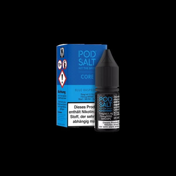 Pod Salt Core - E-Liquid - Nikotinsalz - Blue Raspberry - 10 ml - 11 mg