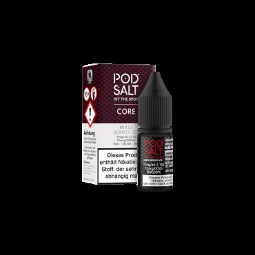 Pod Salt Core - E-Liquid - Nikotinsalz - Mixed Berries Ice - 10 ml - 11 mg Pod Salt Core - E-Liquid - Nikotinsalz - Mixed Berries Ice - 10 ml - 11 mg