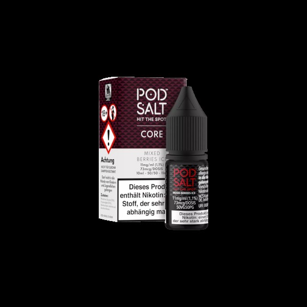 Pod Salt Core - E-Liquid - Nikotinsalz - Mixed Berries Ice - 10 ml - 11 mg