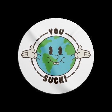 Hookain - Sticker - You Suck! - 9.5 cm - Rund