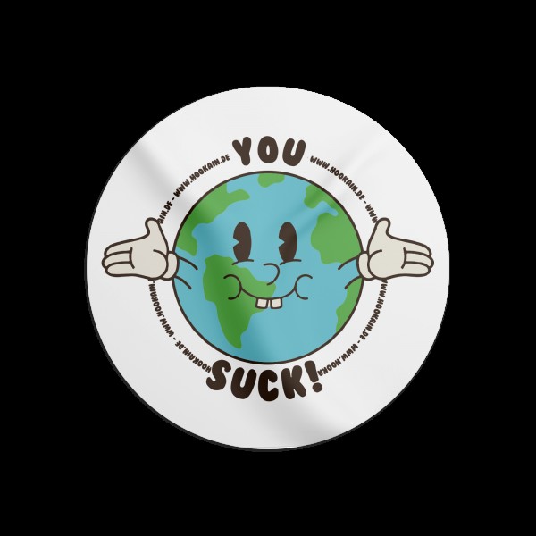 Hookain - Sticker - You Suck! - 9.5 cm - Rund